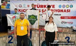 Meram Belediyespor farkını gösteriyor