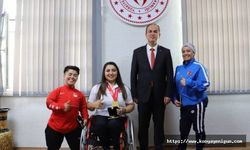 Sporcular Abdurrahman Şahin’i ziyaret etti