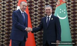 Cumhurbaşkanı Erdoğan, Türkmenistan Ulusal Konseyi Halk Maslahatı Başkanı Berdimuhamedov ile görüştü