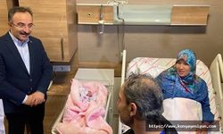 Konya'da yılın ilk bebeği