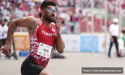 Milli atlet Sinan Ören, 300 metrede rekorun yeni sahibi