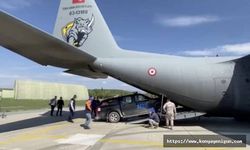 TSK'ya ait uçaklardan sel bölgesine malzeme sevkiyatı