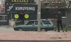 Yoğun trafik arasında drift terörü