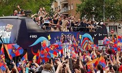 Barcelona, kent merkezinde kutlama yaptı