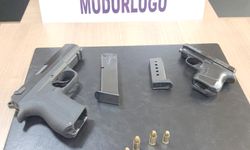 2 adet ruhsatsız tabancı ele geçirildi