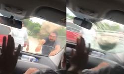 Kadın avukat ve eşine taşlı bıçaklı saldırı kamerada