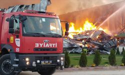 Konya'da Organize Sanayi Bölgesinde yangın!