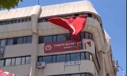 Konya'da Türkiye İşçi Partisine, Türk Bayrağı misillemesi