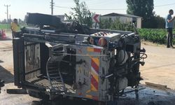 Konya'da otomobil ile kamyonet çarpıştı: 1 ölü