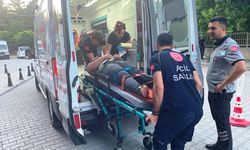 Konya'da devrilen tırın sürücüsü yaralandı