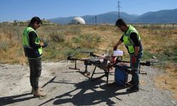 Akşehir’de kronomid sineğine dron ile mücadele