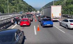 Anadolu Otoyolu'nda 18 aracın karıştığı kaza ulaşımı aksattı
