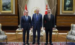 Cumhurbaşkanı Erdoğan Azerbaycan Dışişleri Bakanı Bayramov'u kabul etti