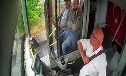 Halk otobüsü şoföründen alkışlanacak hareket