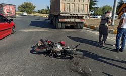 Konya'da kamyon ile motosiklet çarpıştı: 2 yaralı