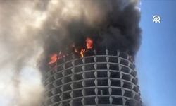 Gaziantep'te kullanılmayan 17 katlı otelde yangın