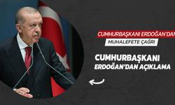 Cumhurbaşkanı Erdoğan'dan muhalefete çağrı