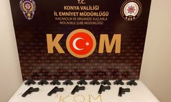 Konya’da silah kaçakçılarına operasyon