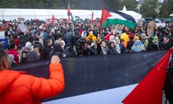 Slovenya'da Filistin'e destek gösterisi düzenlendi