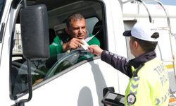 Trafik Başkanı Ayhan, araçlara yönelik denetime katıldı