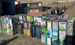 Kars'ta 5 ton 220 litre kaçak akaryakıt ele geçirildi