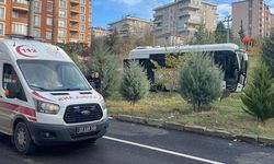Edirne'de freni patlayan midibüs çocuk parkına girdi