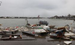 Akçakoca Limanı'nda hasar tespiti sürüyor
