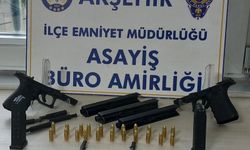 Fason silah parçaları ele geçirildi: 1 tutuklama