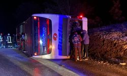 Kütahya'da otobüs kazası: 18 yaralı