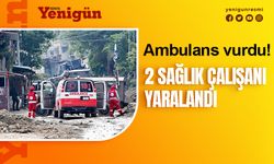 Siyonist rejim ambulans vurdu
