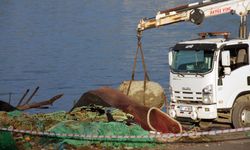 Zonguldak'ta balıkçıların ağına deniz mayını takıldı