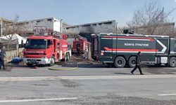 Konya'da organize sanayi bölgesinde yangın