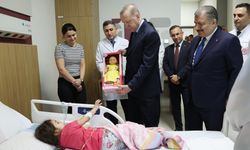 Cumhurbaşkanı Erdoğan çocukları ziyaret etti
