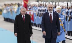 Cumhurbaşkanı Erdoğan, Arnavutluk Başbakanı Rama'yı resmi törenle karşıladı