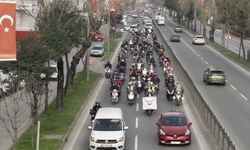 Motosikletli kuryeler trafik kazalarına dikkati çekti
