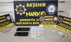 Akşehir'de uyuşturucu operasyonu! Bir şüpheli tutuklandı