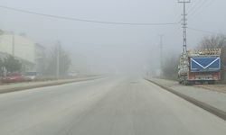 Eskişehir'de etkili olan sis görüş mesafesini azalttı