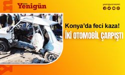 Konya'da araçlar çarpıştı! 1 ölü, 6 yaralı