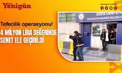 Konya'da tefecilik operasyonu! 2 tutuklama