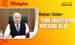 Bakan Güler'den terörle mücadele açıklaması