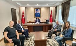 Seydişehir Gazeteciler Cemiyeti'nden Kaymakam Bakkal'a ziyaret