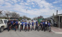 Ahmet Haşhaş İlkokulu bisiklette farkını gösterdi