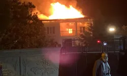 Konya'da yıldırım düşen evde çıkan yangın söndürüldü