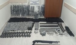 Akşehir'de bin 279 tüfek parçası ele geçirildi