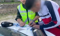 Drift yapan ehliyetsiz sürücüye 45 bin lira ceza