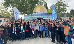 Ortaokullu gençler Kudüs nöbetinde buluştu