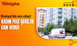 Konya'da 4'üncü kattan atlayan kadın hayatını kaybetti