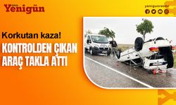 Kulu'da otomobil takla attı! 3 kişi yaralandı