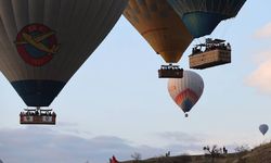 Türkiye'de 747 bini aşkın turist balonla uçtu