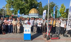 Konya'da, İsrail'in Gazze'ye yönelik saldırıları protesto edildi